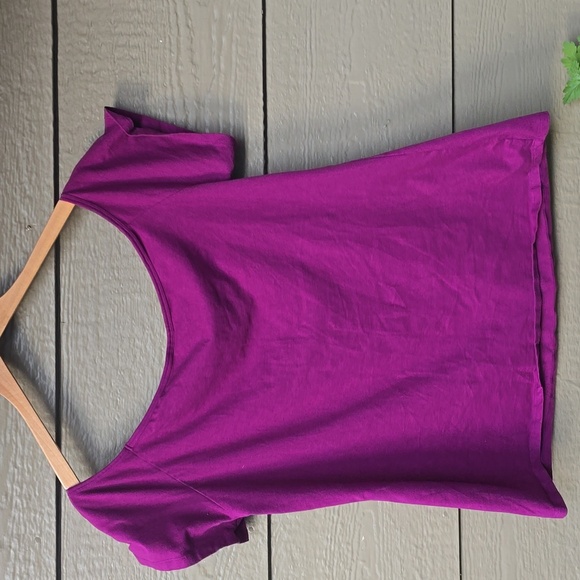 Torrid Foxy Berry Cut Out Off Shoulder Tee 3x - Picture 9 of 13